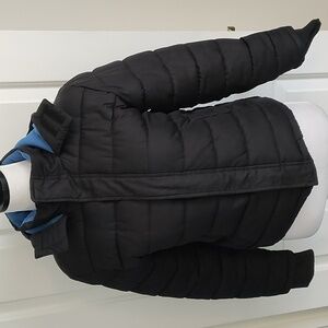 There About boy's heavy texture hooded puffer jacket